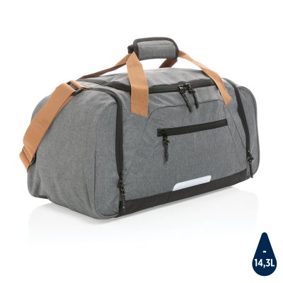Дорожная сумка Impact Urban из RPET AWARE™ (Серый цвет)