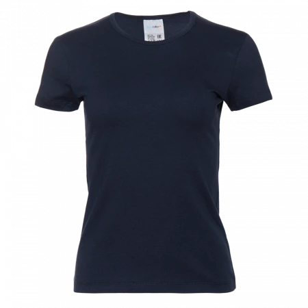 Футболка женская STAN хлопок/эластан 180, 37W, Тёмно-синий,  (46)  (50/XL)