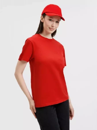 Футболка унисекс T-Bolka 180, красная, размер 4XL