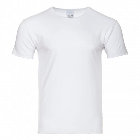 Футболка мужская STAN хлопок/эластан 180, 37, Белый,  (10/1)  (44/XS)