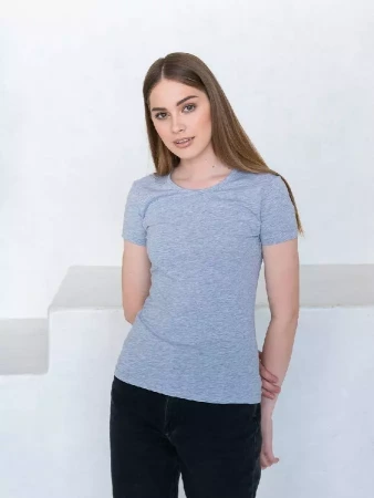 Футболка женская STAN хлопок 150, 02W, Ярко-зелёный,  (26)  (52/XXL)
