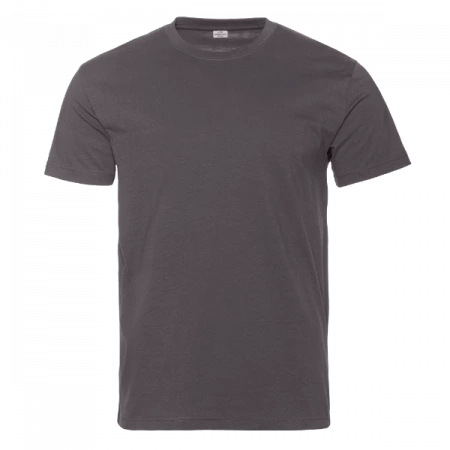 Футболка мужская STAN хлопок 180, 08, Тёмно-серый,  (100/1)  (58/4XL)