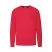 Толстовка мужская без начеса "Lightweight Set-in Sweat", красный, S, 80% х/б 20% полиэстер, 240 г/м2
