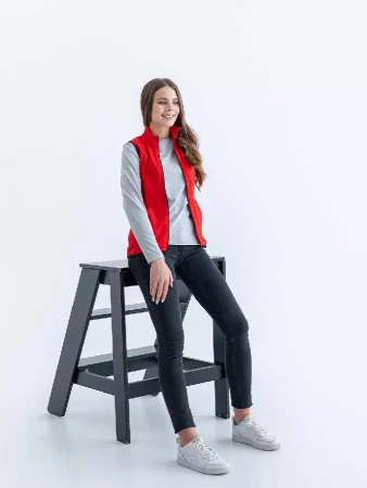 Жилет женский STAN микрофлис, 200, 28WN, Красный,  (14)  (42/XS)