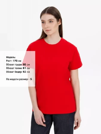 Футболка унисекс T-Bolka 180, красная, размер XL