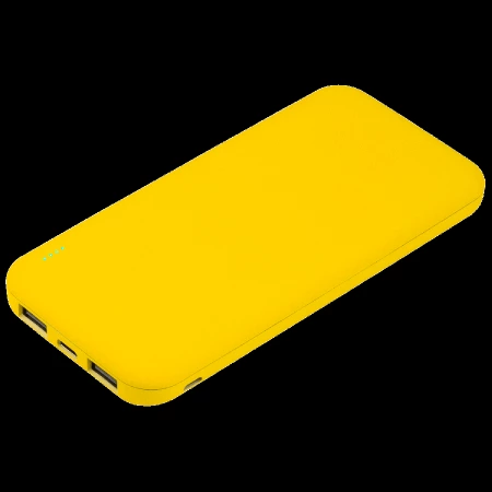 Внешний аккумулятор с подсветкой Люче (Luce) Lemoni 10000 mAh, желтый