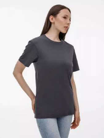 Футболка унисекс T-Bolka 180, темно-серая, размер XXL