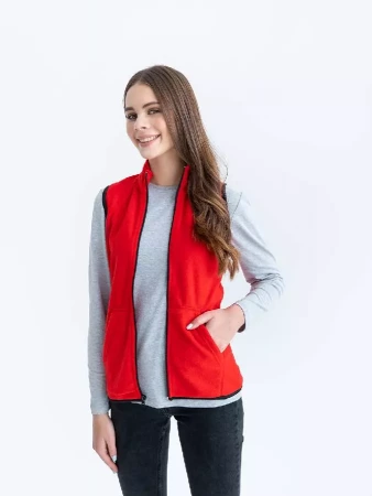 Жилет женский STAN микрофлис, 200, 28WN, Красный,  (14)  (42/XS)