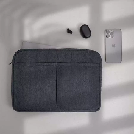 Чехол для ноутбука Laluka из переработанного хлопка AWARE™, 15,6’’ (Серый цвет)