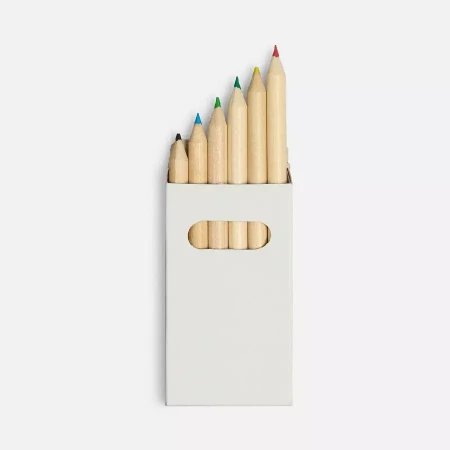 Набор цветных карандашей Pencilvania Mini, белый