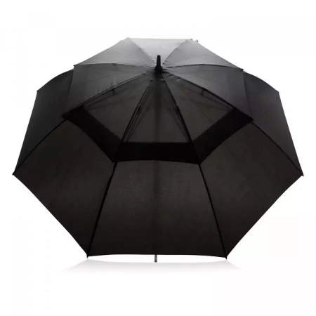 Зонт-антишторм Swiss Peak Tornado из rPET AWARE™, d152 см (Черный цвет)