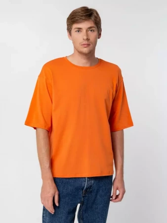 Футболка унисекс оверсайз Street Vibes, оранжевая, размер XL/XXL