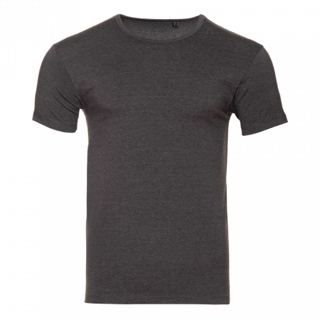 Футболка мужская STAN хлопок/эластан 180, 37, Тёмный меланж,  (60/1)  (56/XXXL)