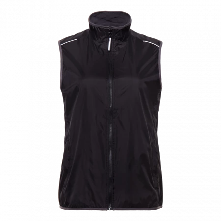 Жилет женский STAN таффета 210T, 65, 24WN, Чёрный,  (20)  (44/S)