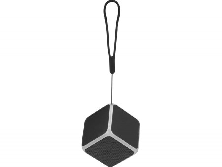 Портативная колонка Cube с подсветкой, черный
