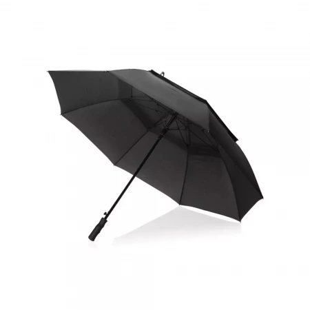 Зонт-антишторм Swiss Peak Tornado из rPET AWARE™, d152 см (Черный цвет)