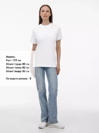 Футболка унисекс T-Bolka 180, белая, размер M