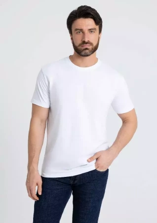 Футболка мужская STAN хлопок 180, 08, Белый,  (10/1)  (58/4XL)