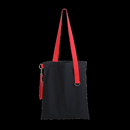 Шоппер Superbag black (чёрный с красным)