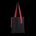 Шоппер Superbag black (чёрный с красным)