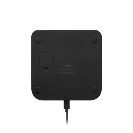 Зарядная станция с часами 15W Ригель (Rigel), черная