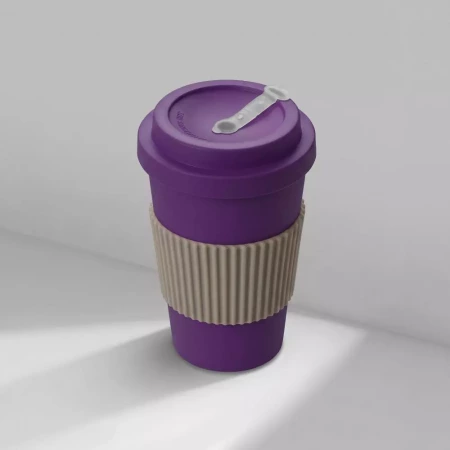 Термокружка Muffin из натуральных волокон, фиолетовый