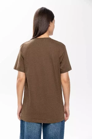 Футболка женская STAN хлопок 150, 02W, Хаки,  (38/1)  (52/XXL)
