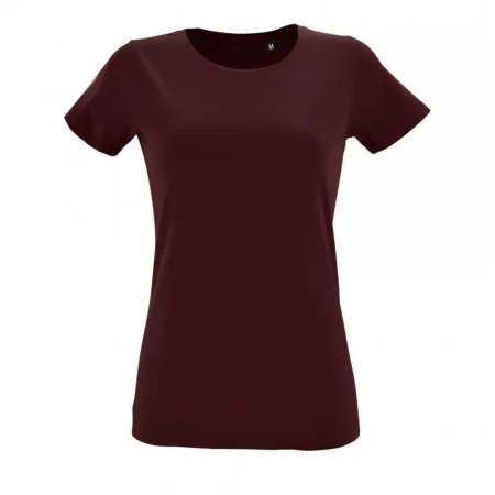 Футболка женская Regent Fit Women темно-бордовая, размер L