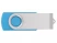 Флеш-карта USB 2.0 8 ГБ Квебек, голубой