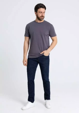 Футболка мужская STAN хлопок 180, 08, Тёмно-серый,  (100/1)  (52/XL)