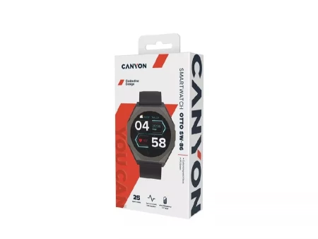 Смарт-часы CANYON Otto SW-86, черный (Р)
