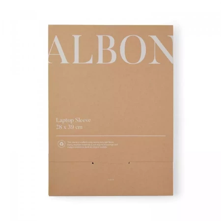 Чехол для ноутбука VINGA Albon из переработанного фетра GRS, 17’’ (Серый цвет)