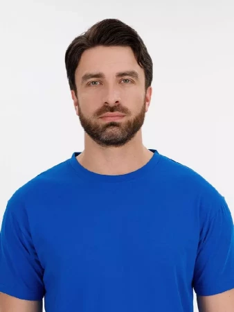 Футболка унисекс T-Bolka 180, ярко-синяя, размер 3XL