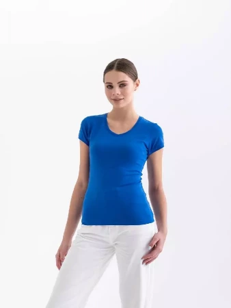 Футболка женская STAN V ворот 180, 07U, Чёрный,  (20)  (42/XS)