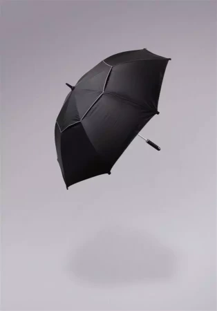 Зонт-трость антишторм Hurricane Aware™, d120 см (Черный цвет)