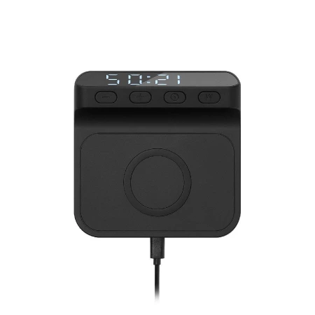 Зарядная станция с часами 15W Ригель (Rigel), черная