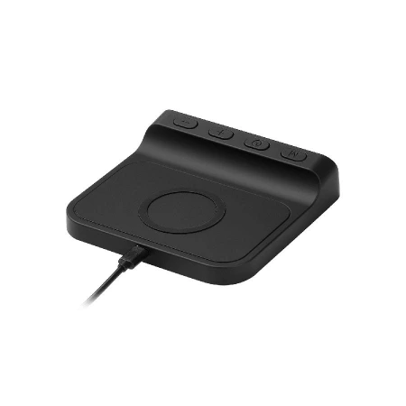 Зарядная станция с часами 15W Ригель (Rigel), черная