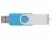 Флеш-карта USB 2.0 8 ГБ Квебек, голубой
