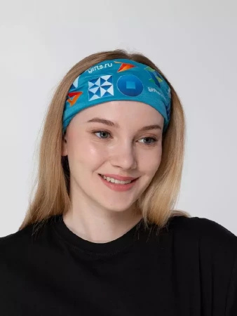 Многофункциональная бандана Bolt, ярко-бирюзовая