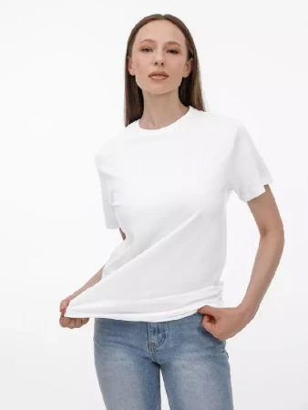 Футболка унисекс T-Bolka 180, белая, размер 3XL