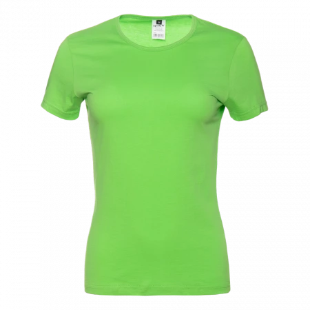 Футболка женская STAN хлопок 150, 02W, Ярко-зелёный,  (26)  (52/XXL)