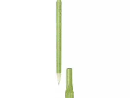 Ручка шариковая из пшеницы и пластика Plant, зеленый