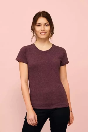Футболка женская Regent Fit Women, пыльно-розовая, размер S