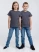 Футболка детская T-Bolka Kids, темно-серая (графит), 6 лет