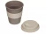 Стакан с силиконовой крышкой Cafe, beige